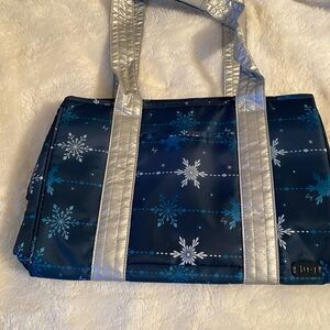 Lug Navy and Silver Mini Rover Bag